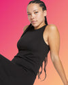 Cai High Neck Tank Dress - Black | Plus Size & Straight Size Women's Fashion | Universal Standard
