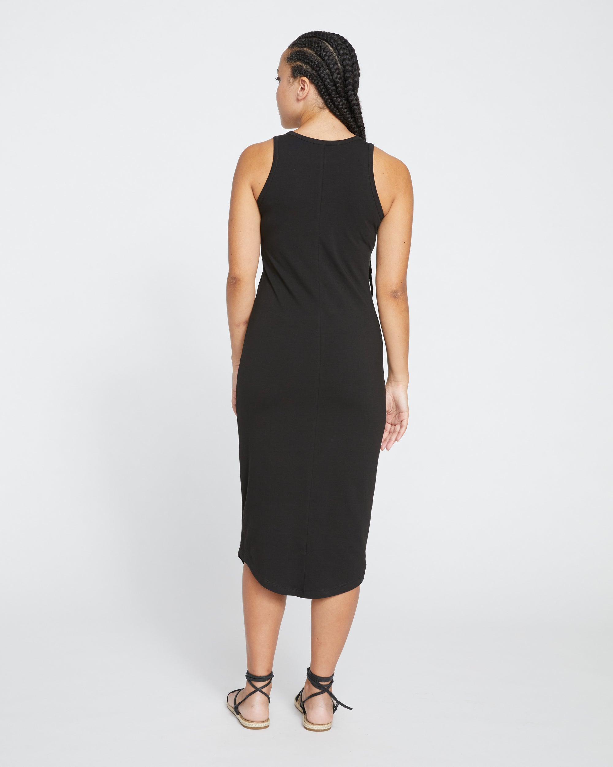 Cai High Neck Tank Dress - Black By Universal Standard Cai High Neck Tank Dress - Black By Universal Standard