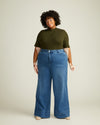 Carrie High Rise Wide Leg Jeans - True Blue