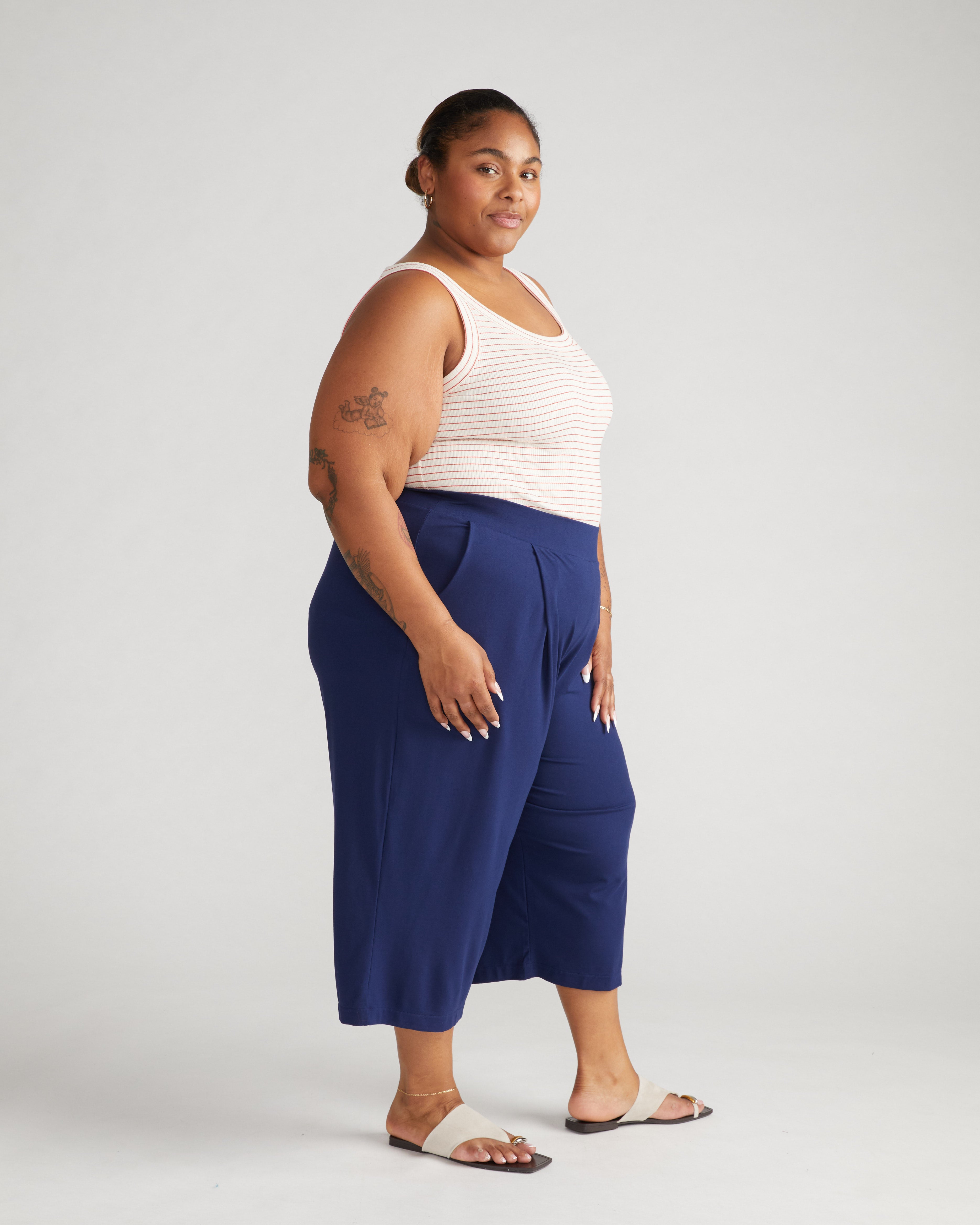 Lotti Jersey Culottes - Cenote – Universal Standard