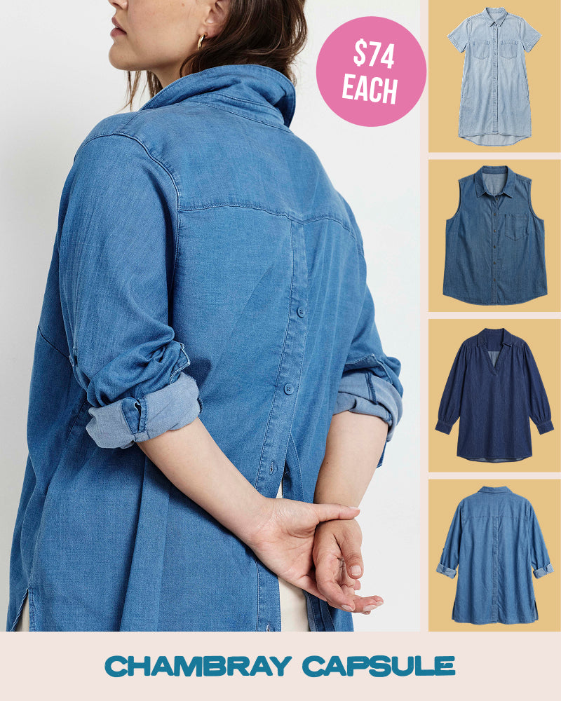The Chambray Capsule | Plus Size & Straight Size Women's Fashion | Universal Standard