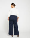 Charlie High Rise Sailor Jeans - Dark Indigo
