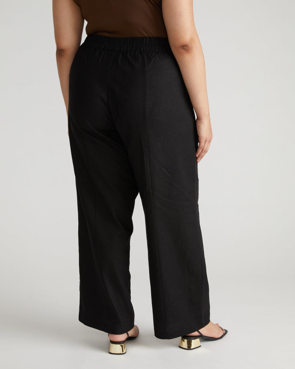 Coastal Linen Pants - Black