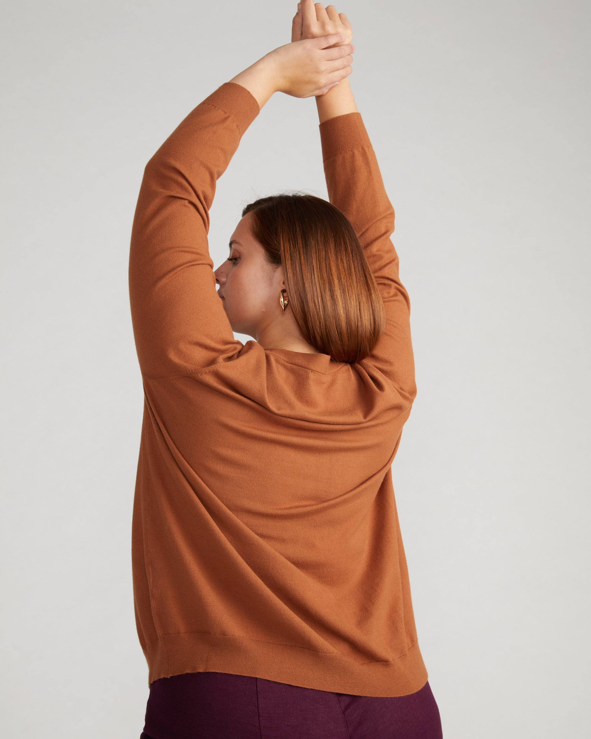 Savvy Fine Knit Cardigan - Affogato | Plus Size & Straight Size Women's Fashion | Universal Standard