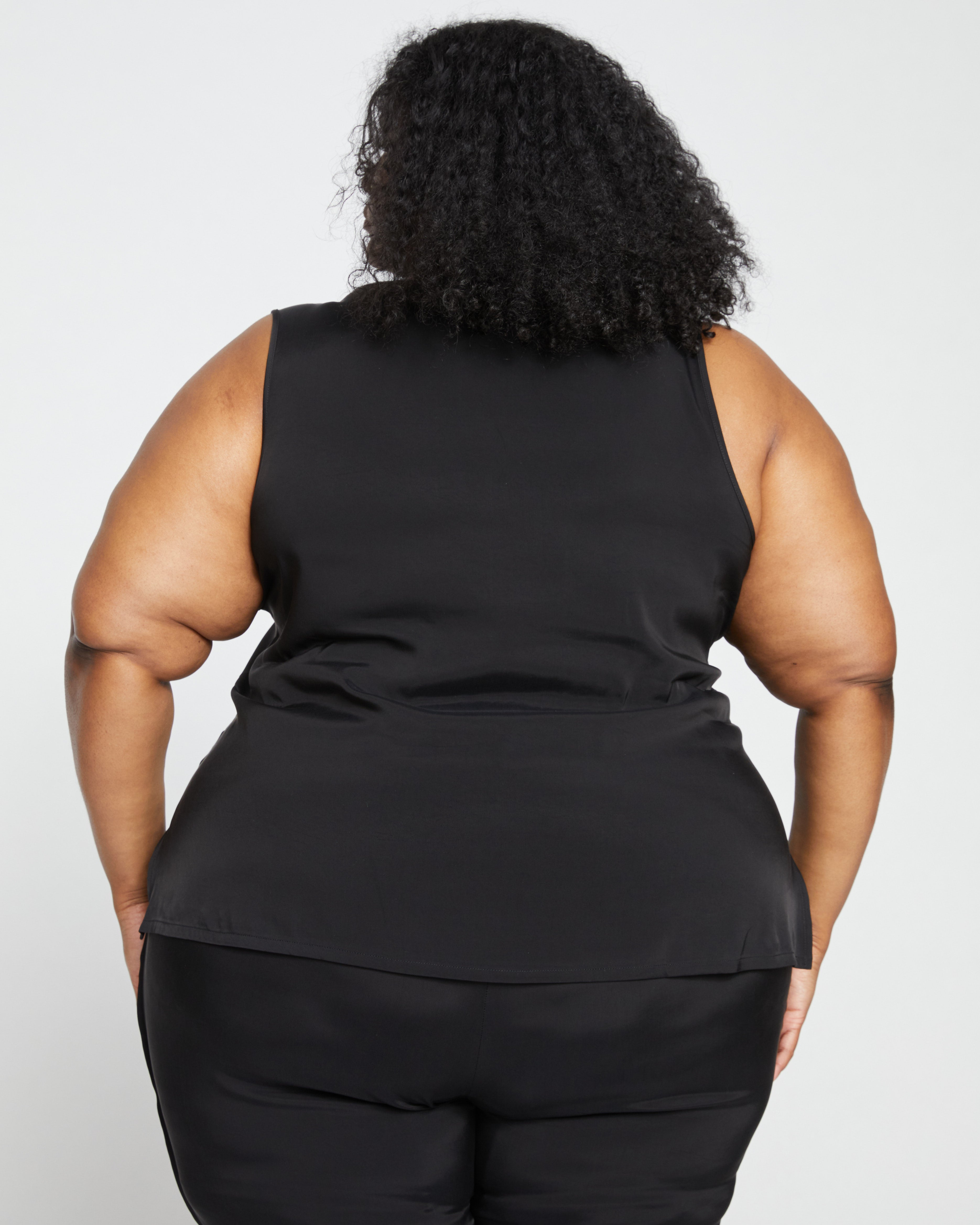 Cooling Stretch Cupro Tank - Black – Universal Standard