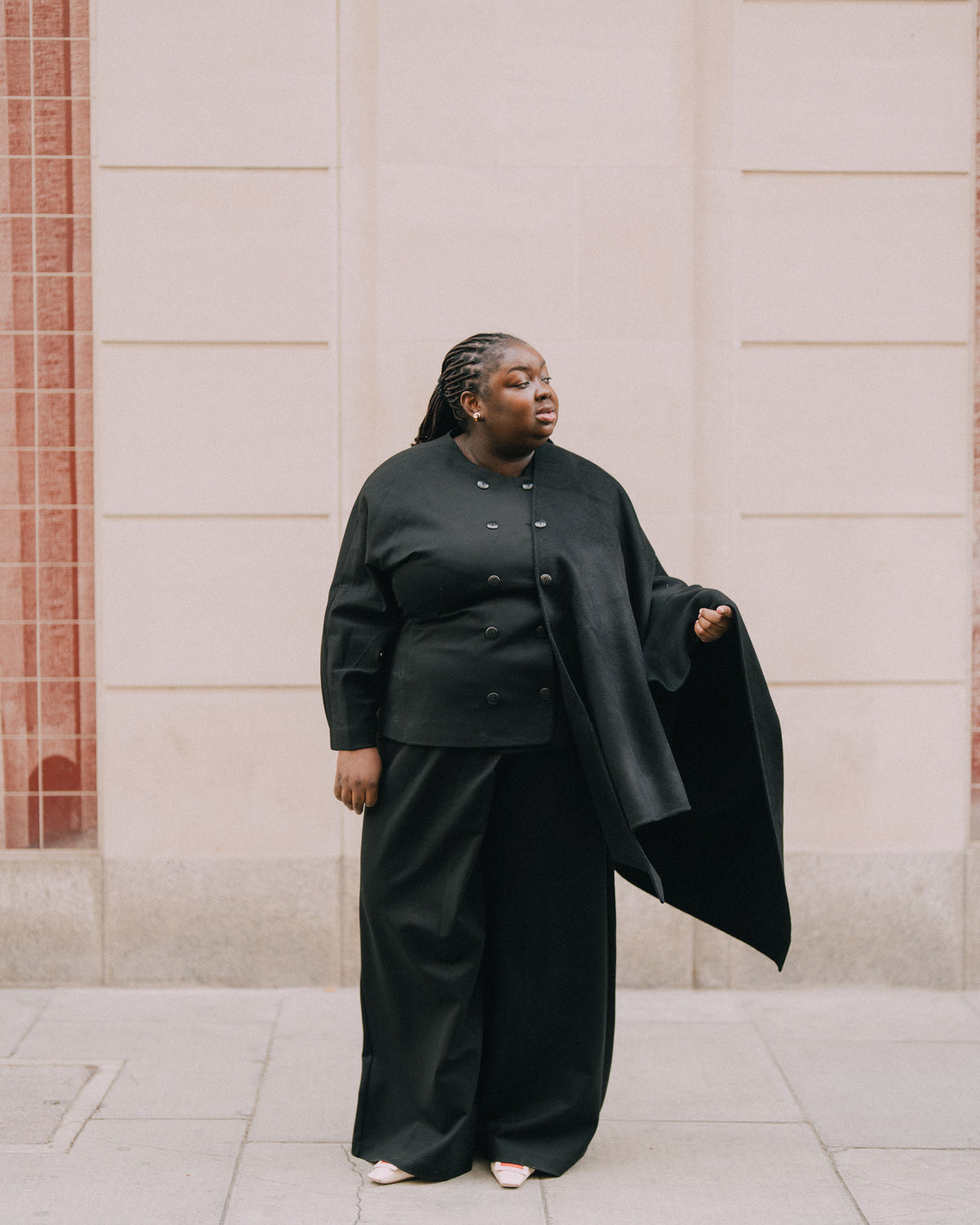 US x Abisola Ponte Blazer - Black | Plus Size & Straight Size Women's Fashion | Universal Standard