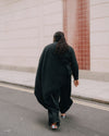 US x Abisola Wool Blend Cape - Black