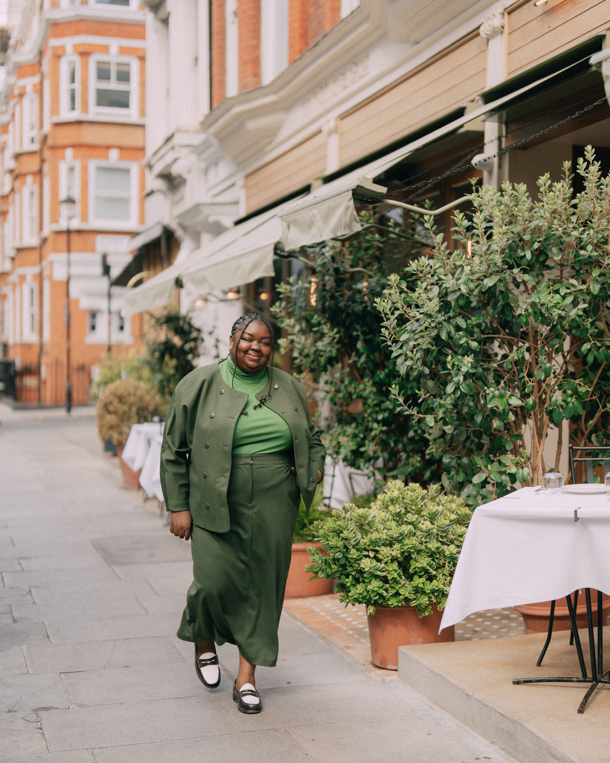 US x Abisola Ponte Pencil Skirt - Kombu Green | Plus Size & Straight Size Women's Fashion | Universal Standard