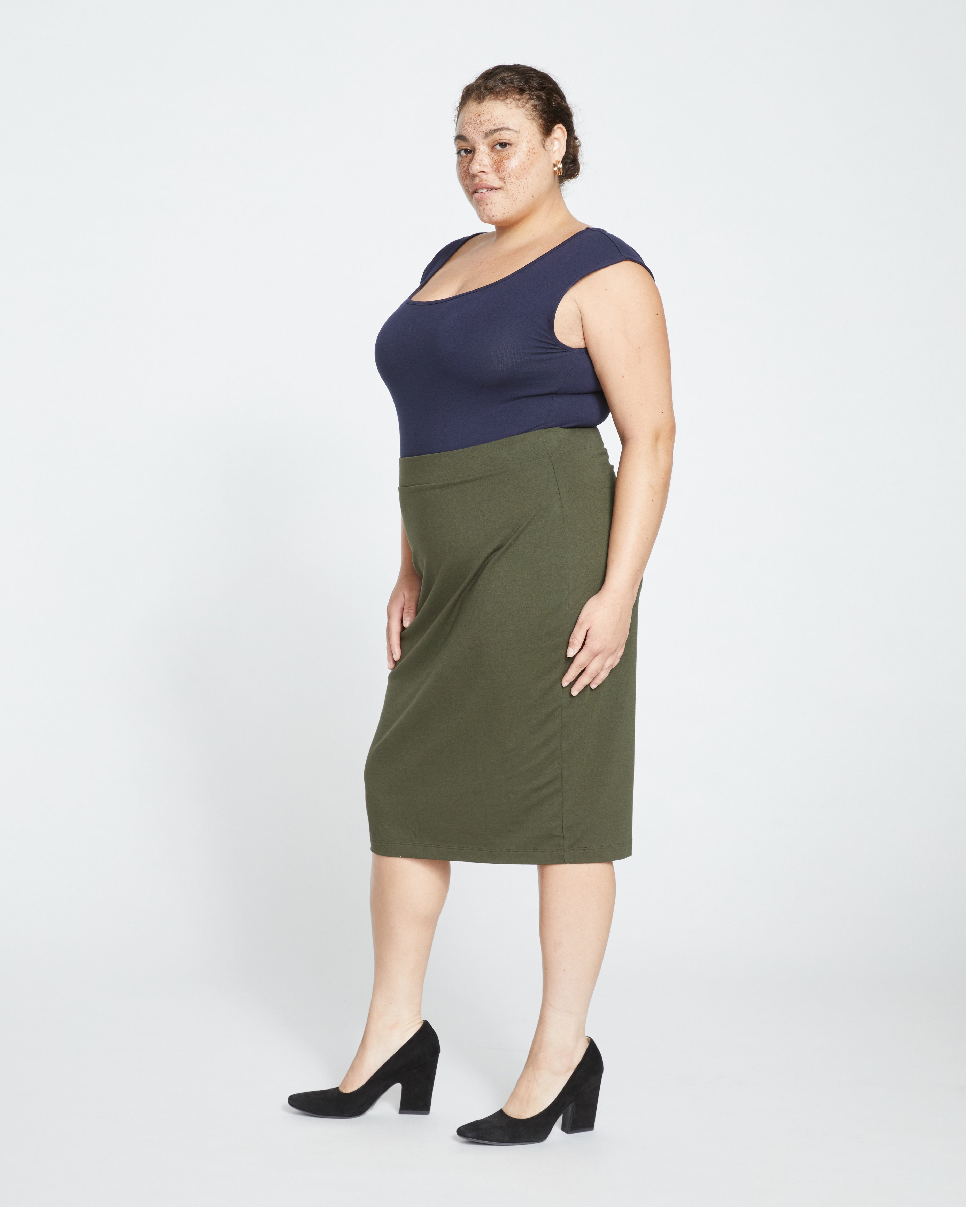 Danube Jersey Skirt - Nori – Universal Standard