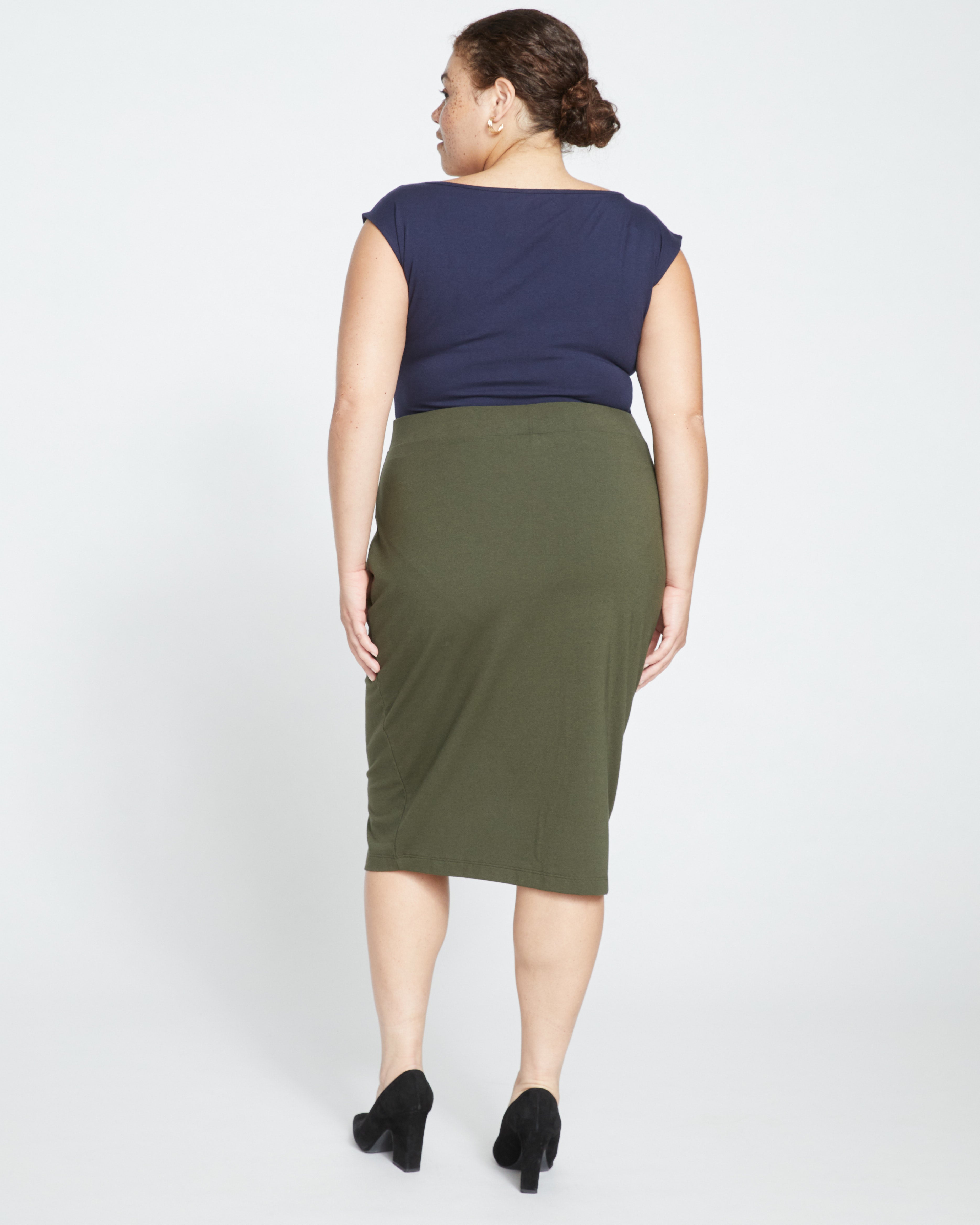 Danube Jersey Skirt - Nori – Universal Standard