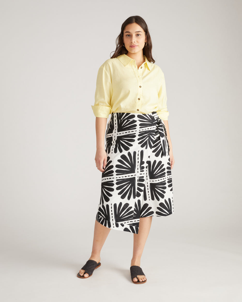 Dawn Linen Hi Low Tunic - Twinkle