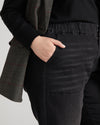 ComfortDenim Joggers - Washed Black