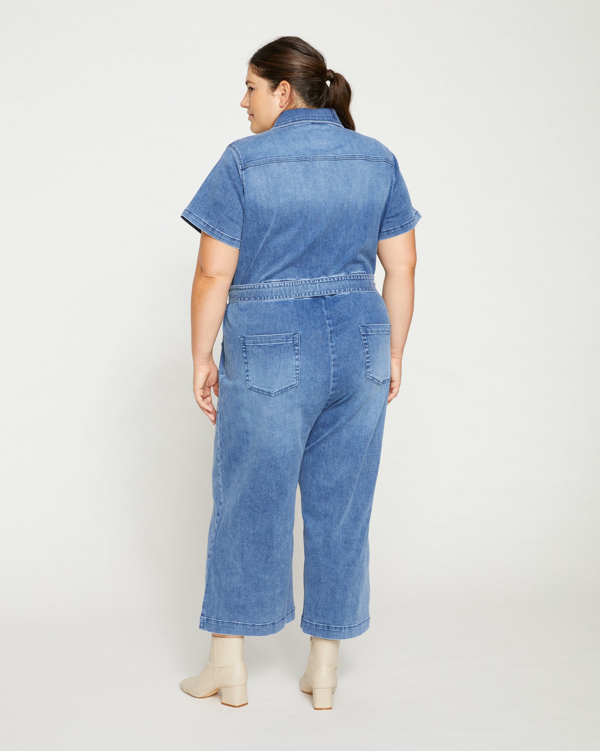 Kate Denim Jumpsuit Austin Blue