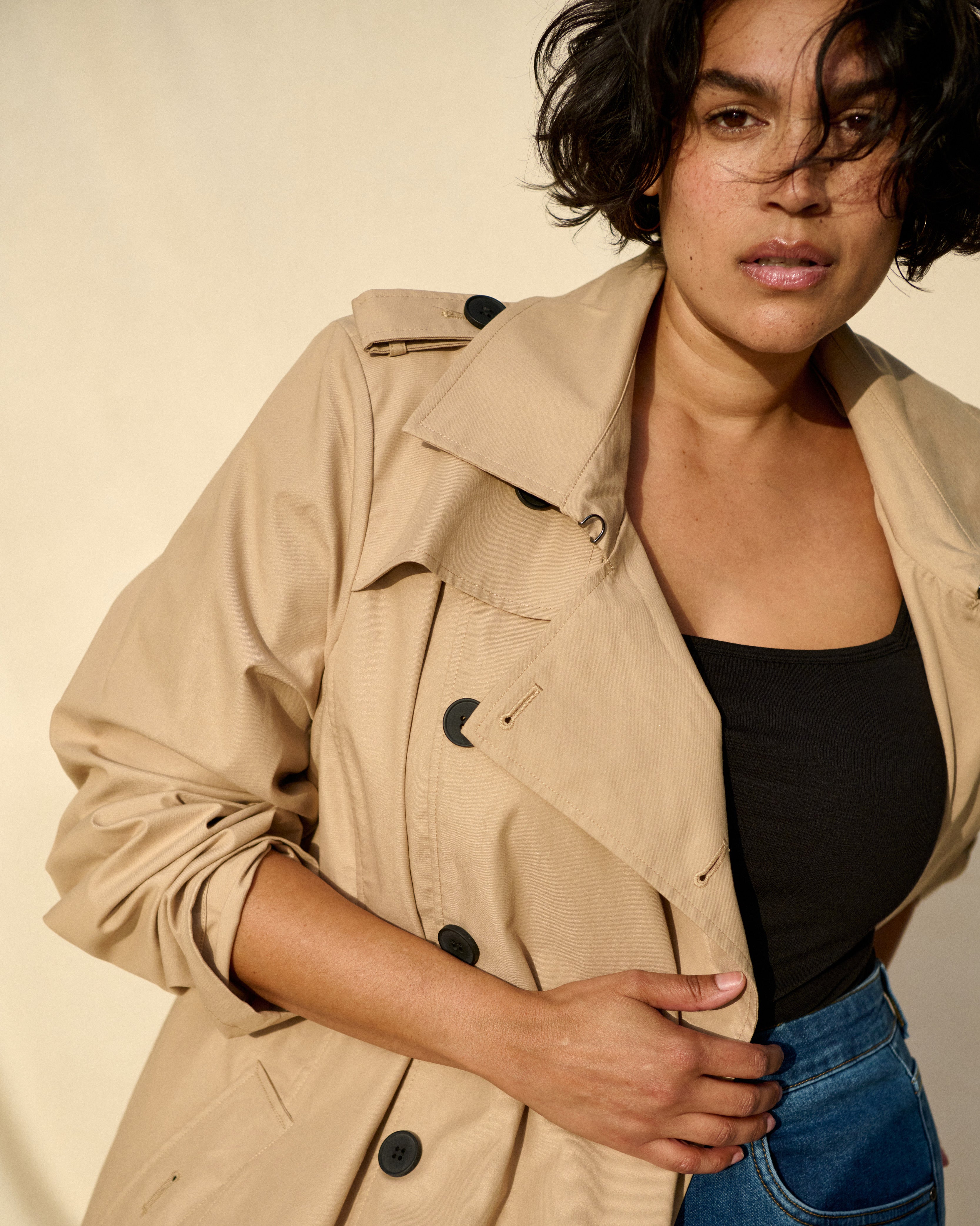 Derjon Trench Coat - Khaki – Universal Standard