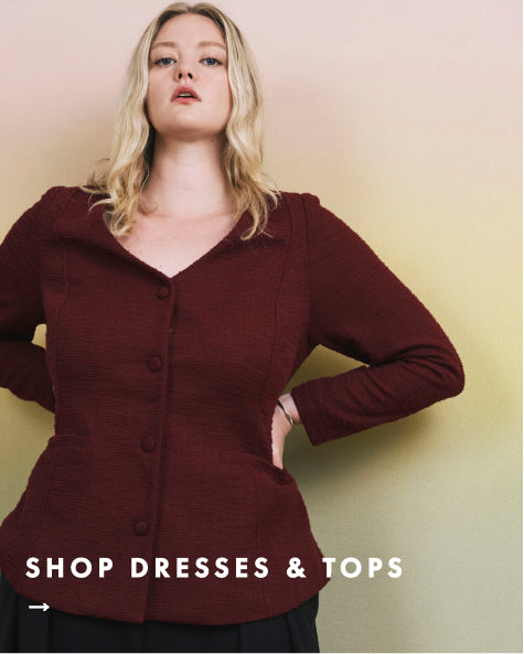 shop dresses & tops ->