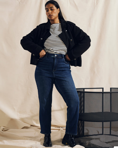 Perfect Jeans - Naval Blue Wash | Plus Size & Straight Size Women's Fashion | Universal Standard