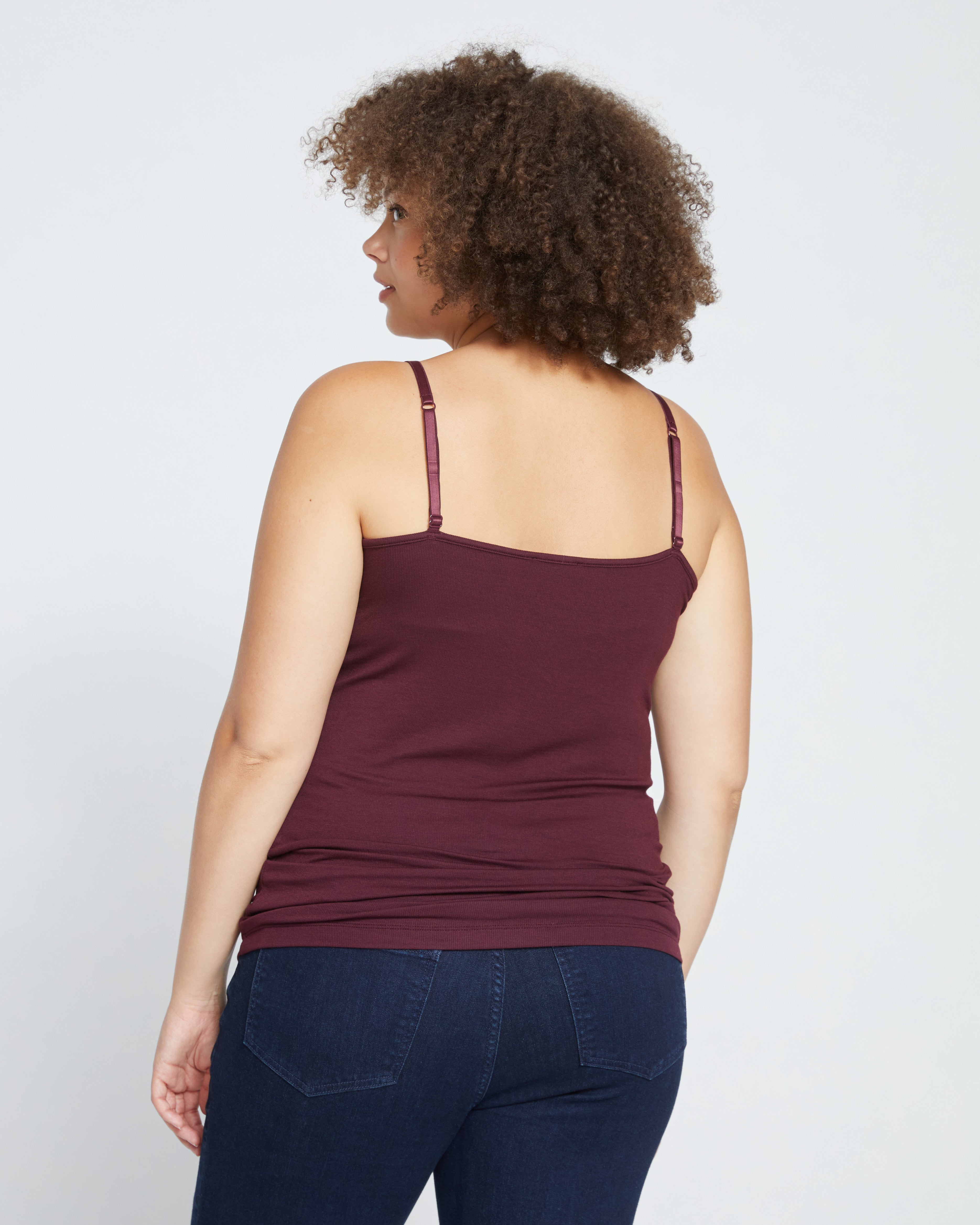 Cloud Rib Camisole - Black Cherry – Universal Standard