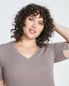 Foundation Short Sleeve V-Neck Tee - Nutmeg
