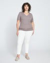 Foundation Short Sleeve V-Neck Tee - Nutmeg