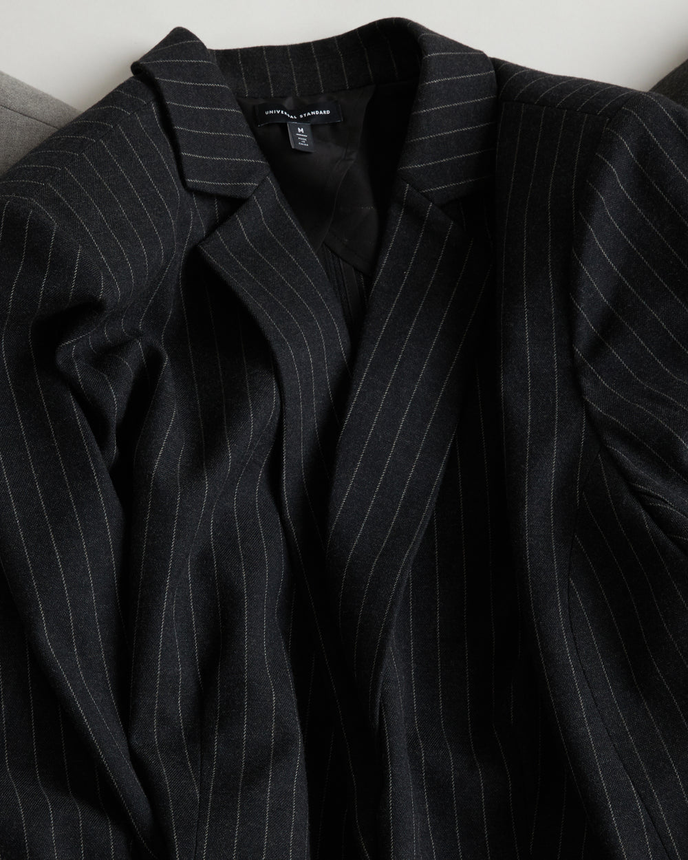 The Pinstripe Blazer - Graphite
