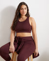 Next-to-Naked Pocket Legging - Black Cherry