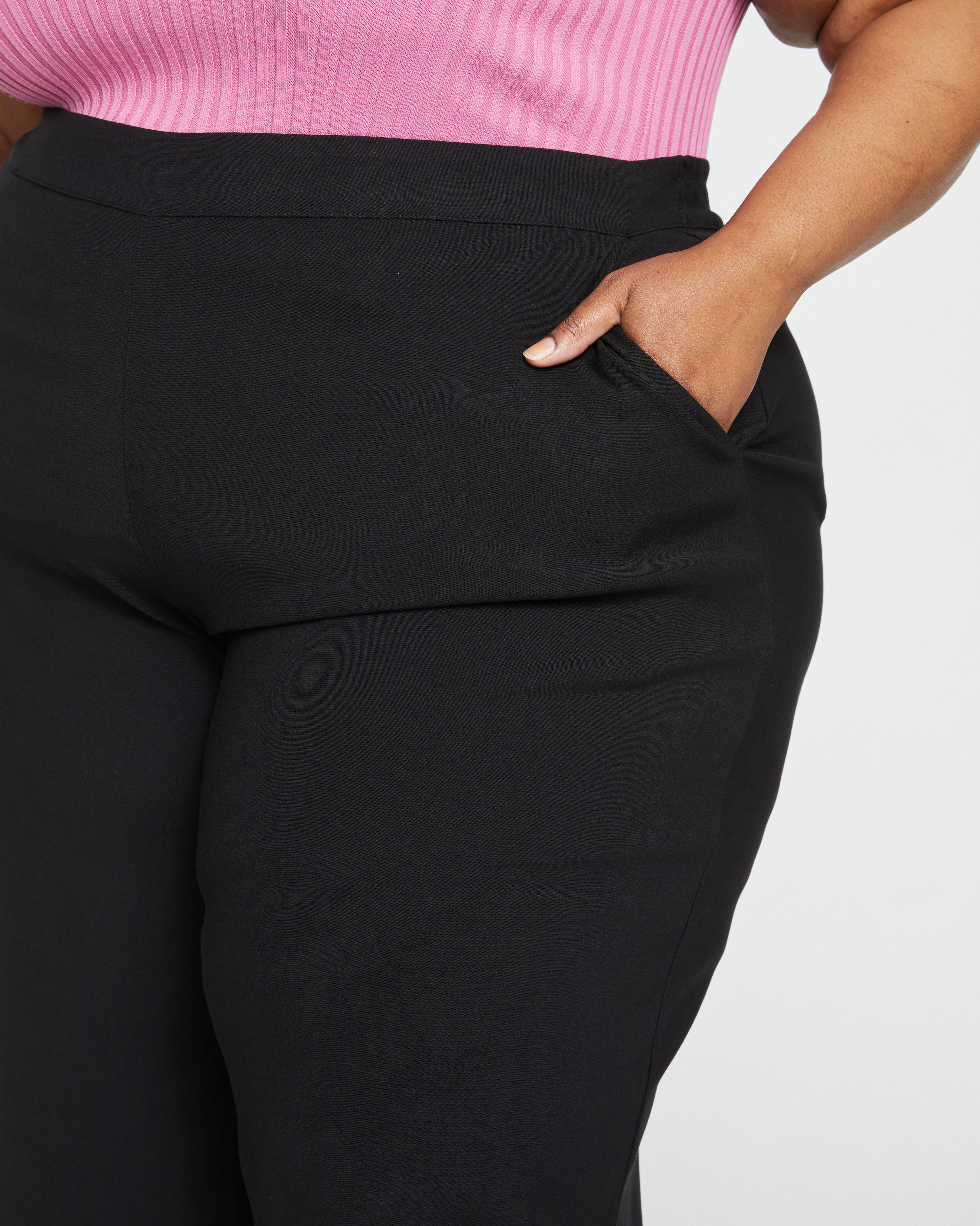 Elvo Double Luxe Culottes - Black – Universal Standard