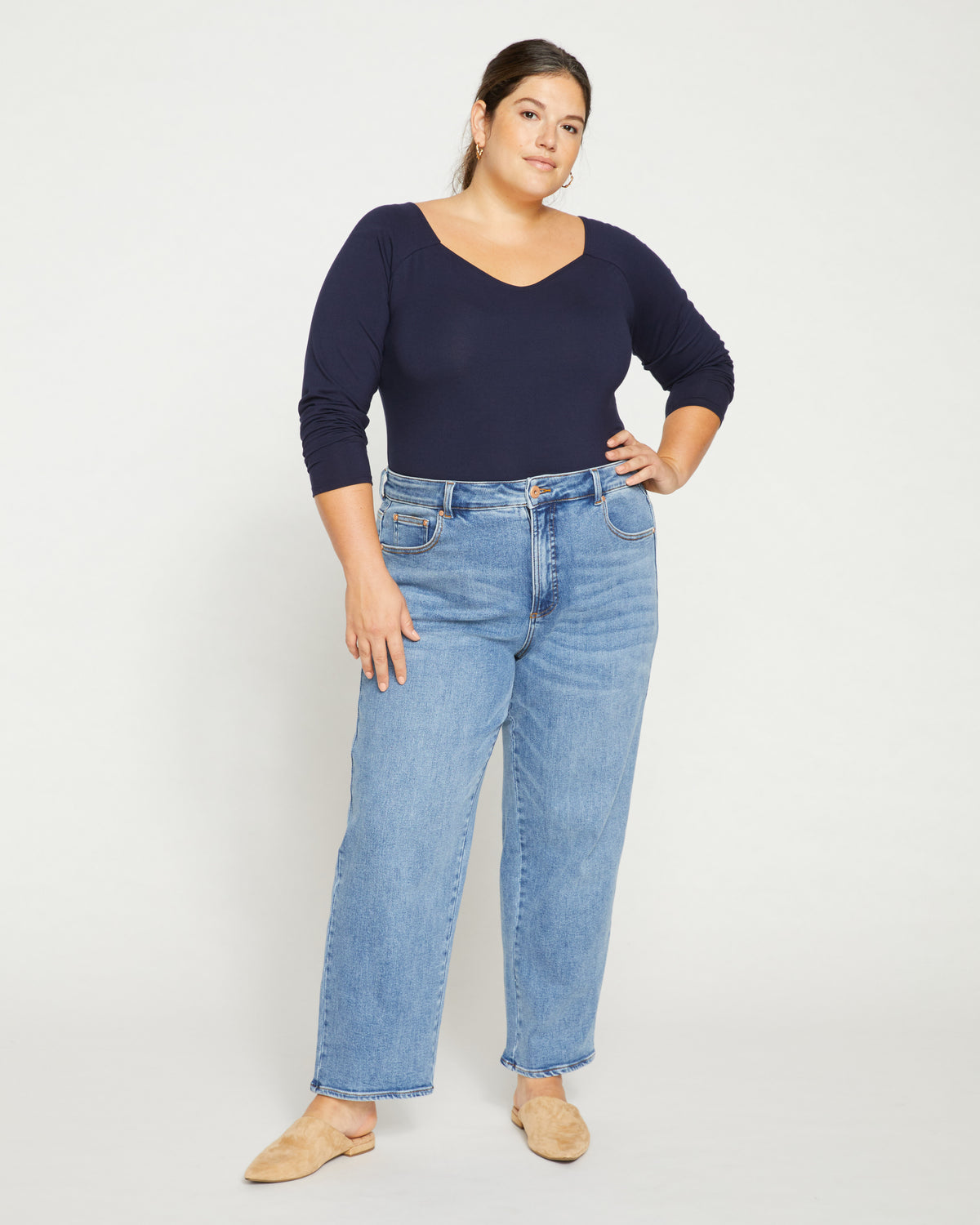 Etta High Rise Straight Leg Jeans 28 Inch Etta High Rise Straight Leg Jeans 28 Inch