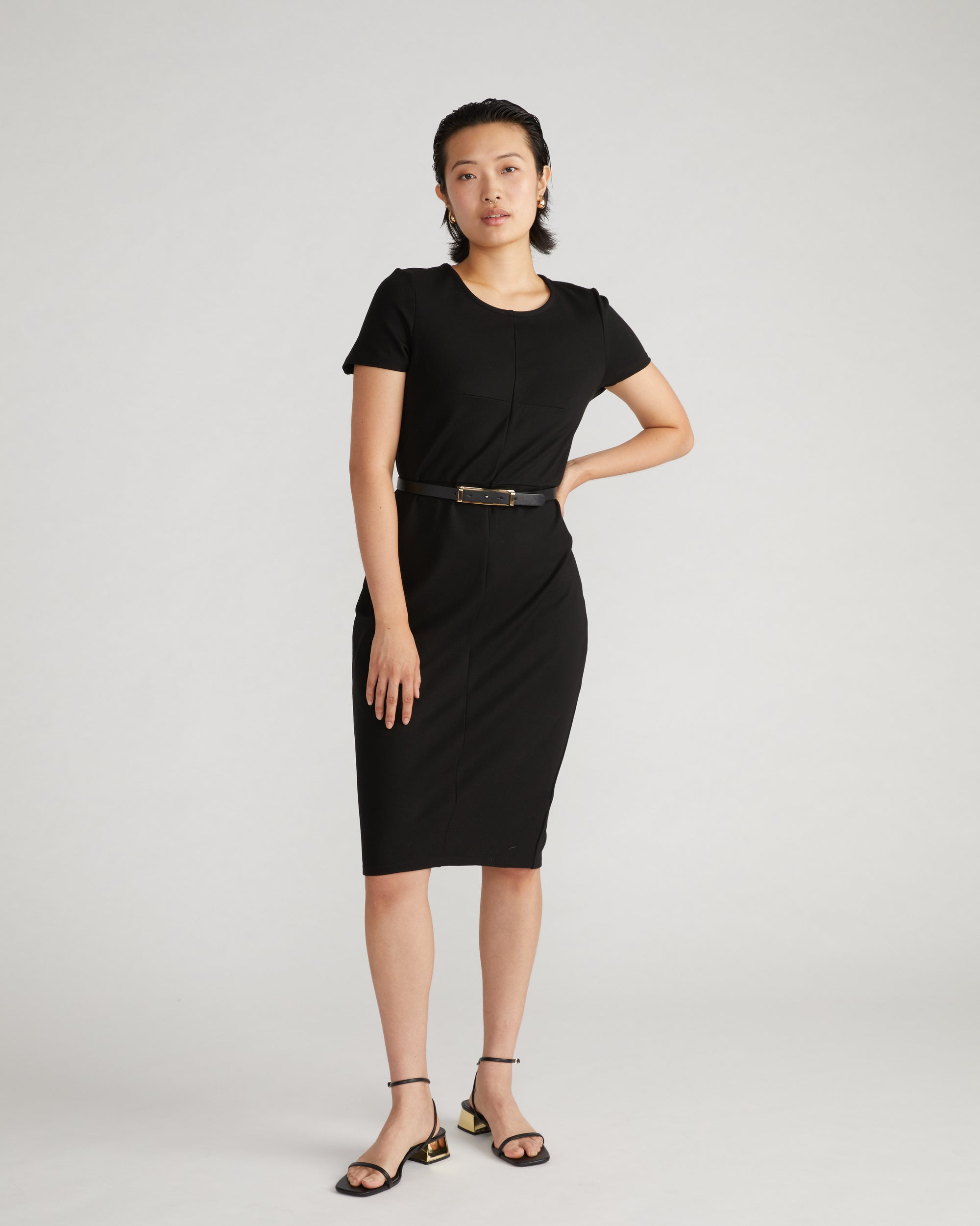 Executive Ponte Dress - Black Universal Standard Executive Ponte Dress - Black Universal Standard