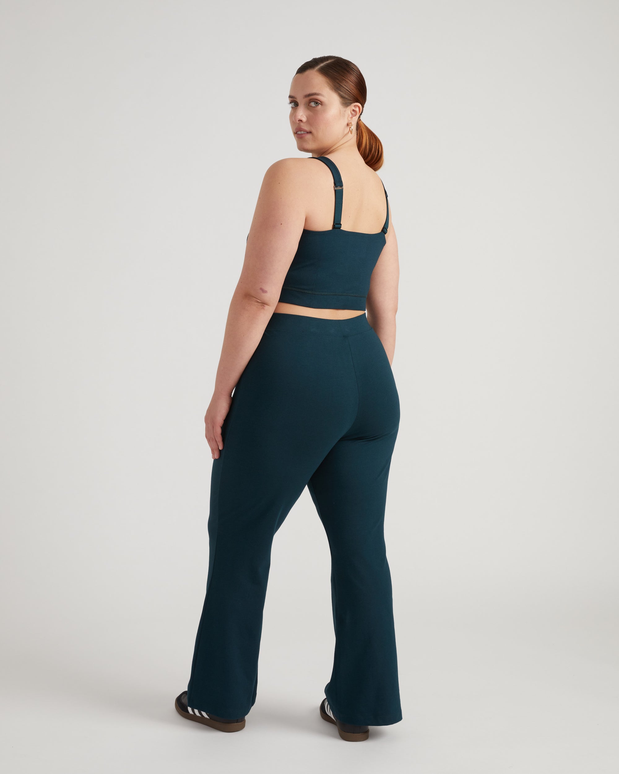 Roya Bootcut Legging - Deep Sea