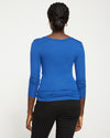 Foundation Long Sleeve V-Neck Tee - Lapis