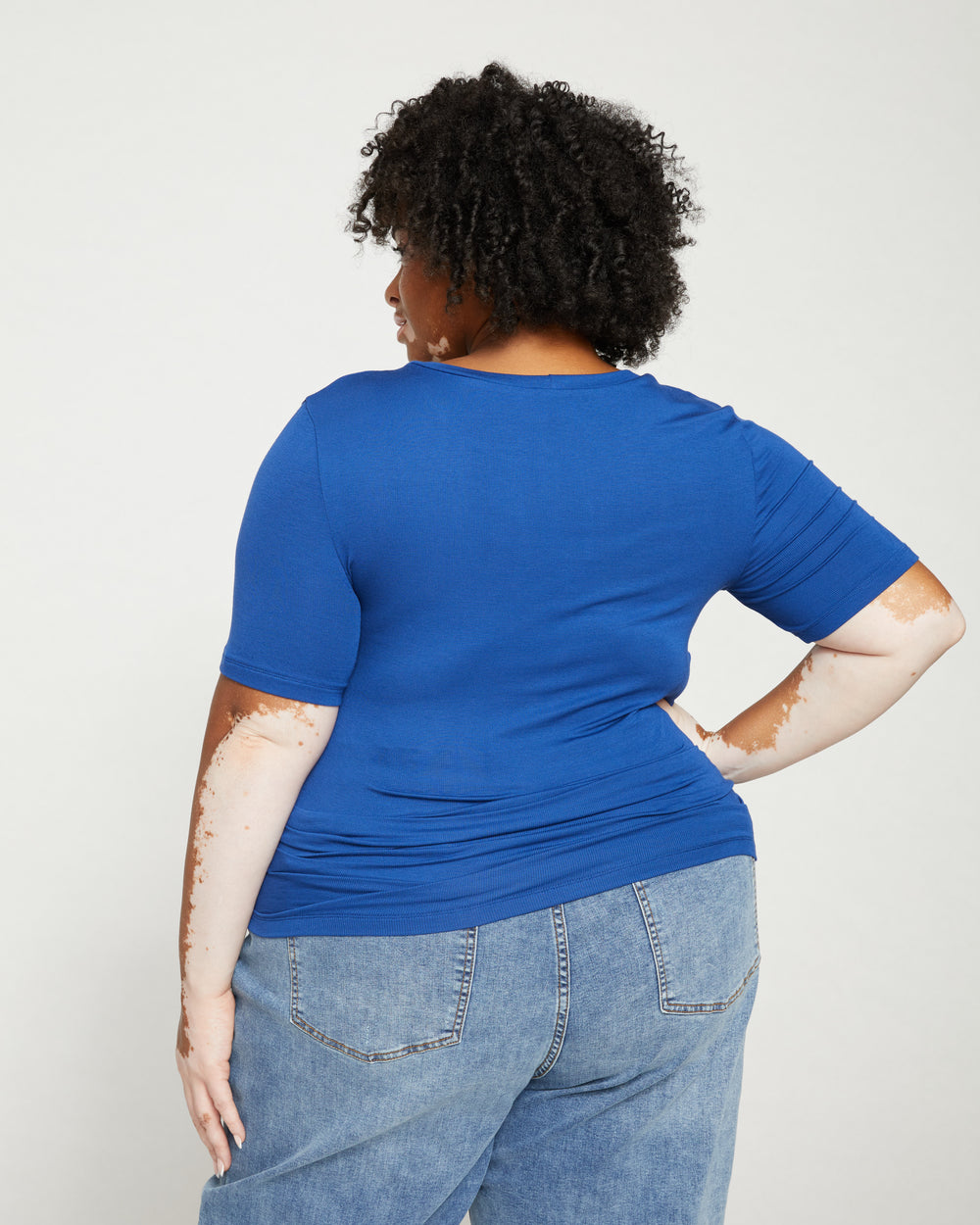 Foundation Short Sleeve Crew Neck Tee - Lapis