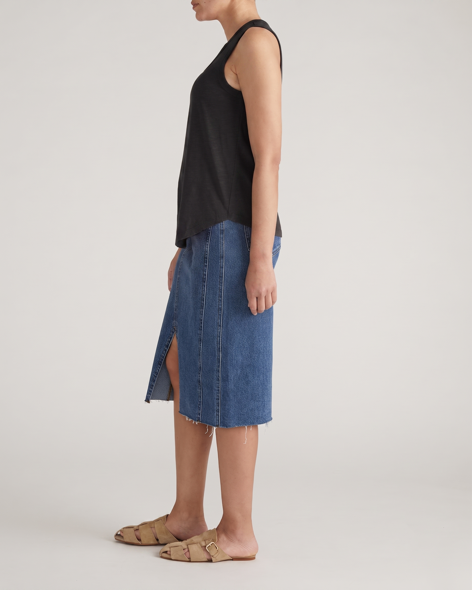 Light-As-Air Tank - Black | Plus Size & Straight Size Women's Fashion | Universal Standard