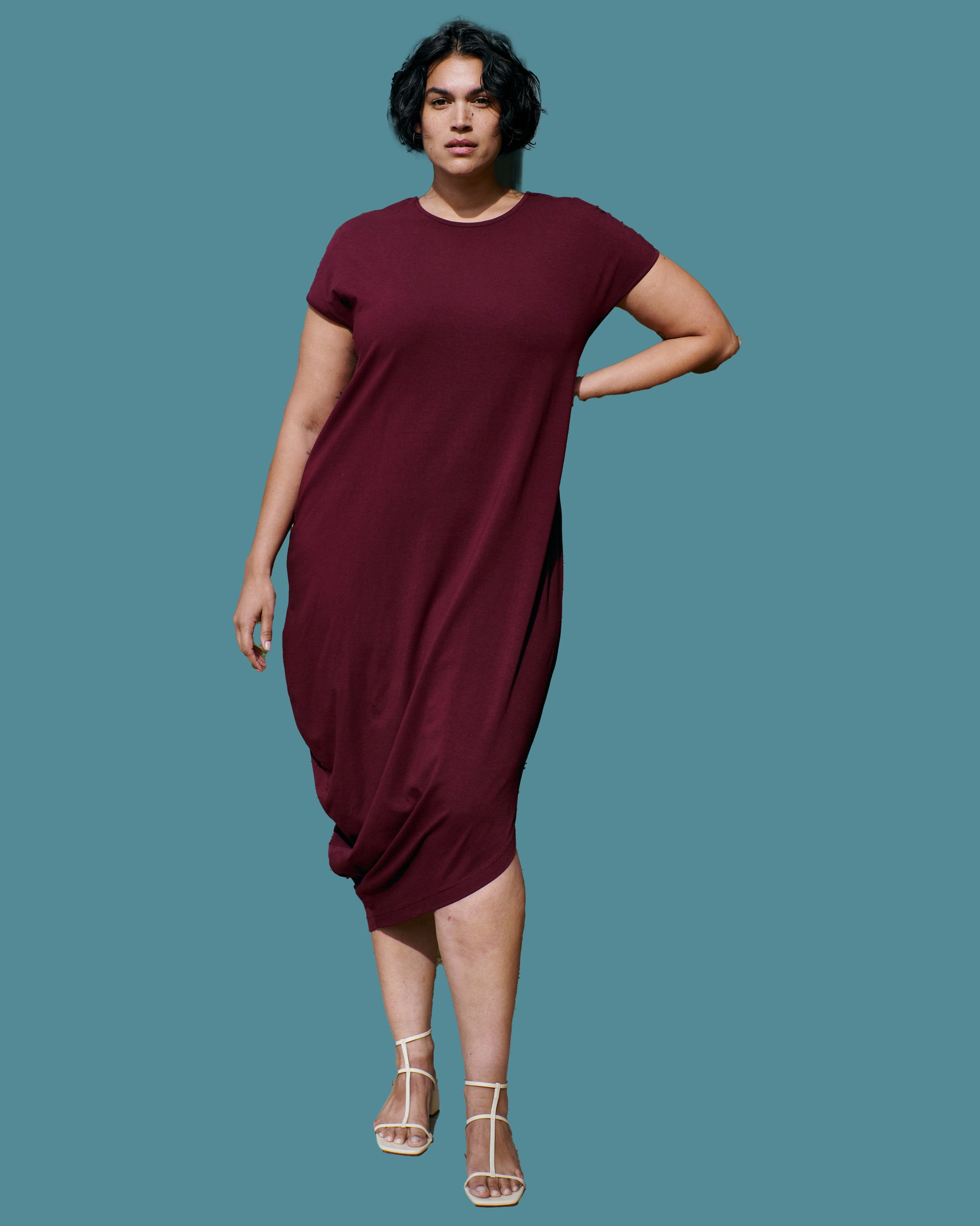 Iconic Geneva Dress - Black Cherry