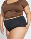 UltimateS Full Coverage High Rise Brief - Black