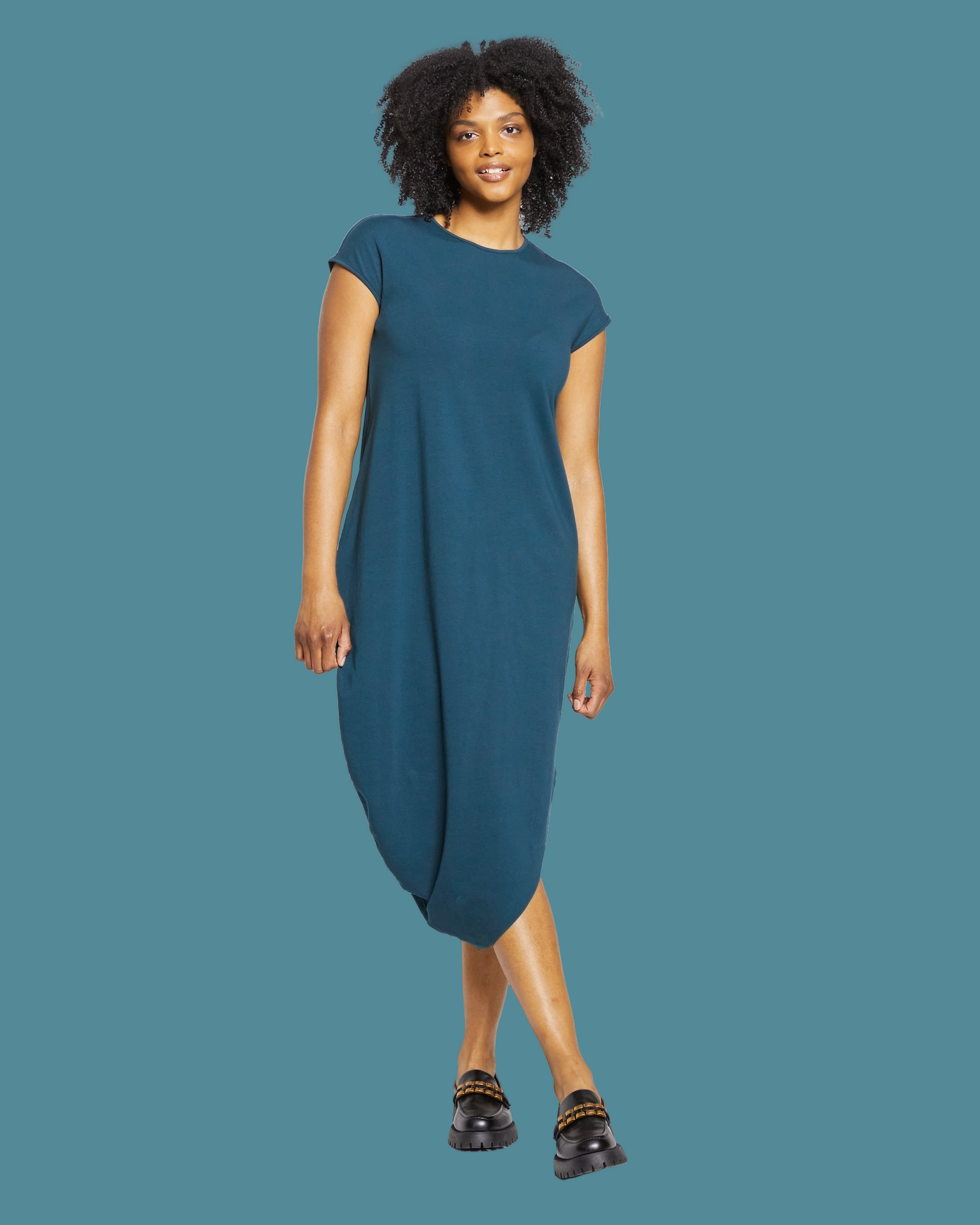 Iconic Geneva Dress - Deep Sea