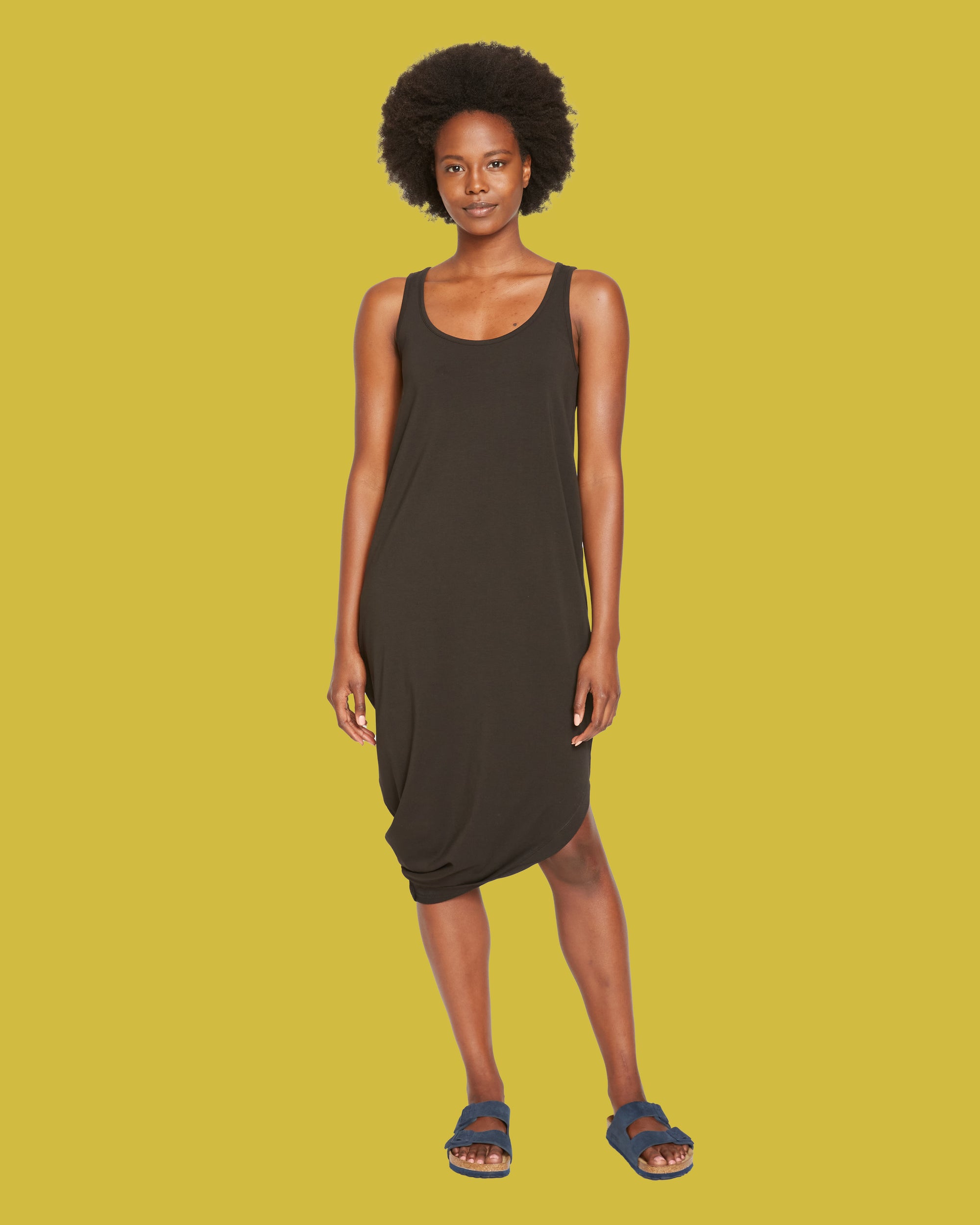 Iconic Geneva Tank Dress - Black