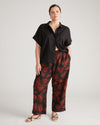 Iris Linen Easy Pull-On Pants - Bohem Print