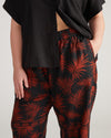 Iris Linen Easy Pull-On Pants - Bohem Print