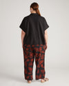 Iris Linen Easy Pull-On Pants - Bohem Print