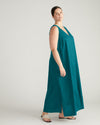 Islet Button-Down Linen Maxi Dress - Aurora