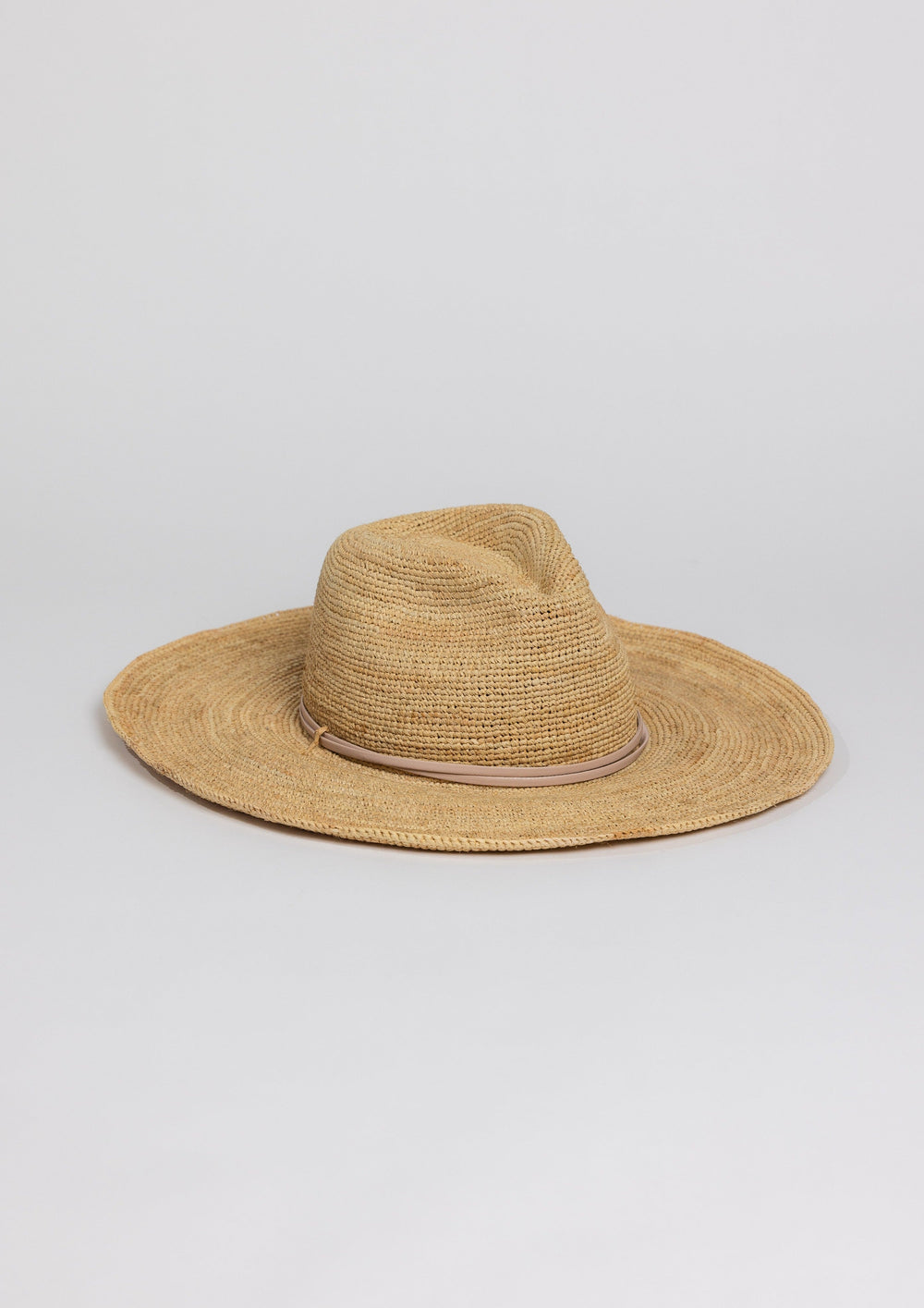 Hat Attack Raffia Crochet Continental