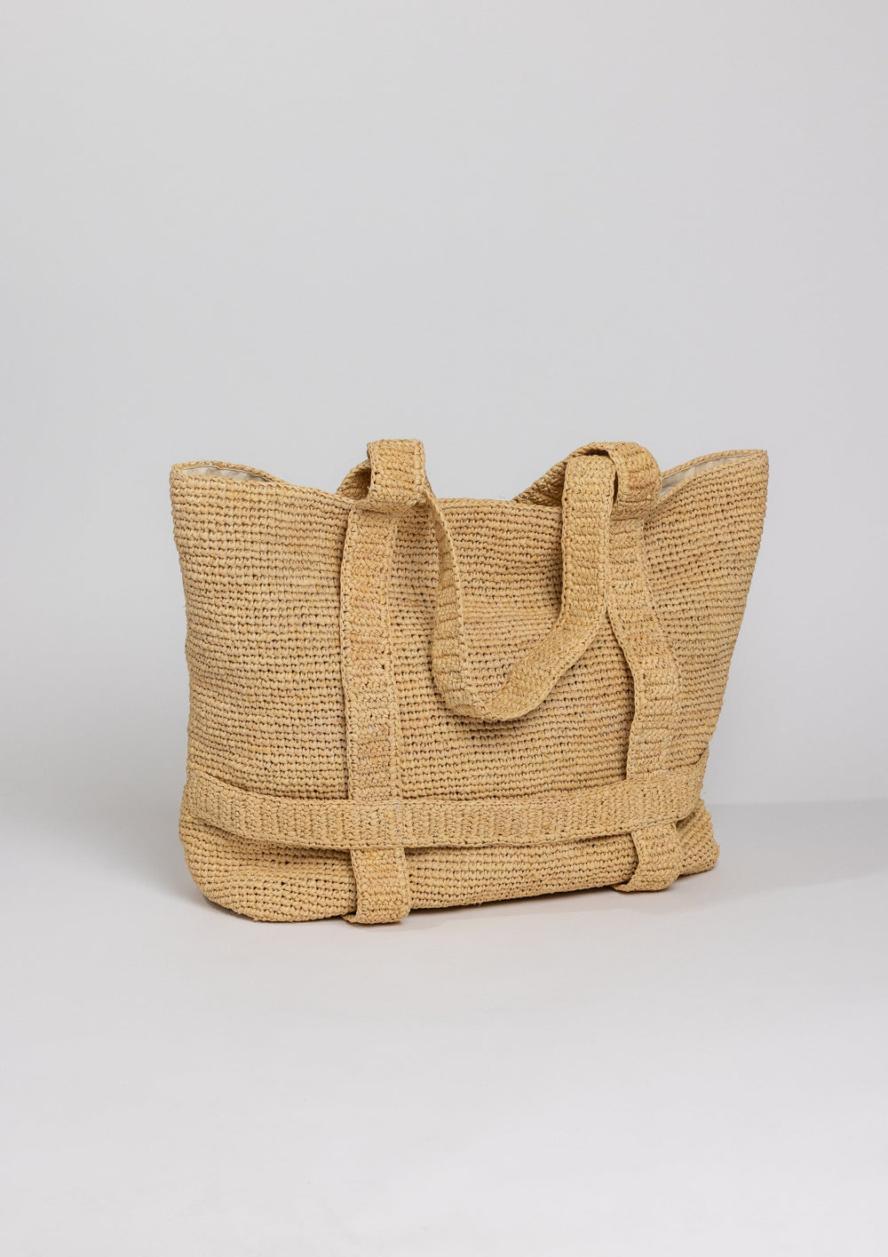 Hat Attack Straw Traveler Bag