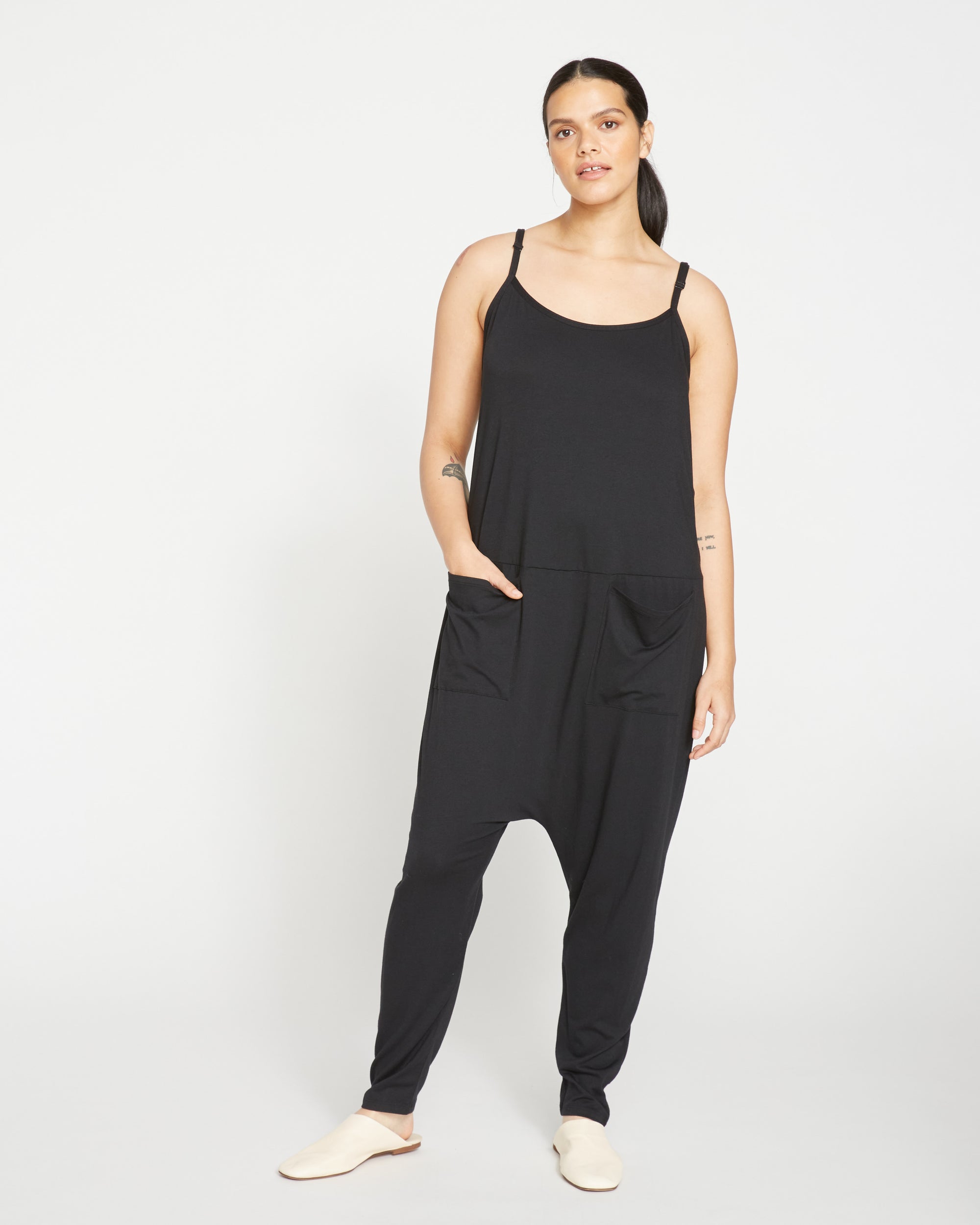UltimateS Jackson Sleeveless Jumpsuit - Black