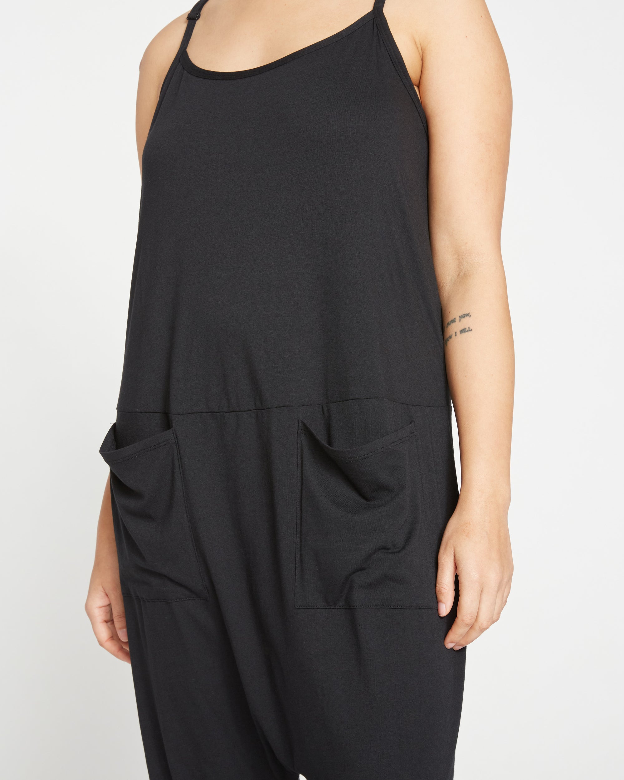UltimateS Jackson Sleeveless Jumpsuit - Black