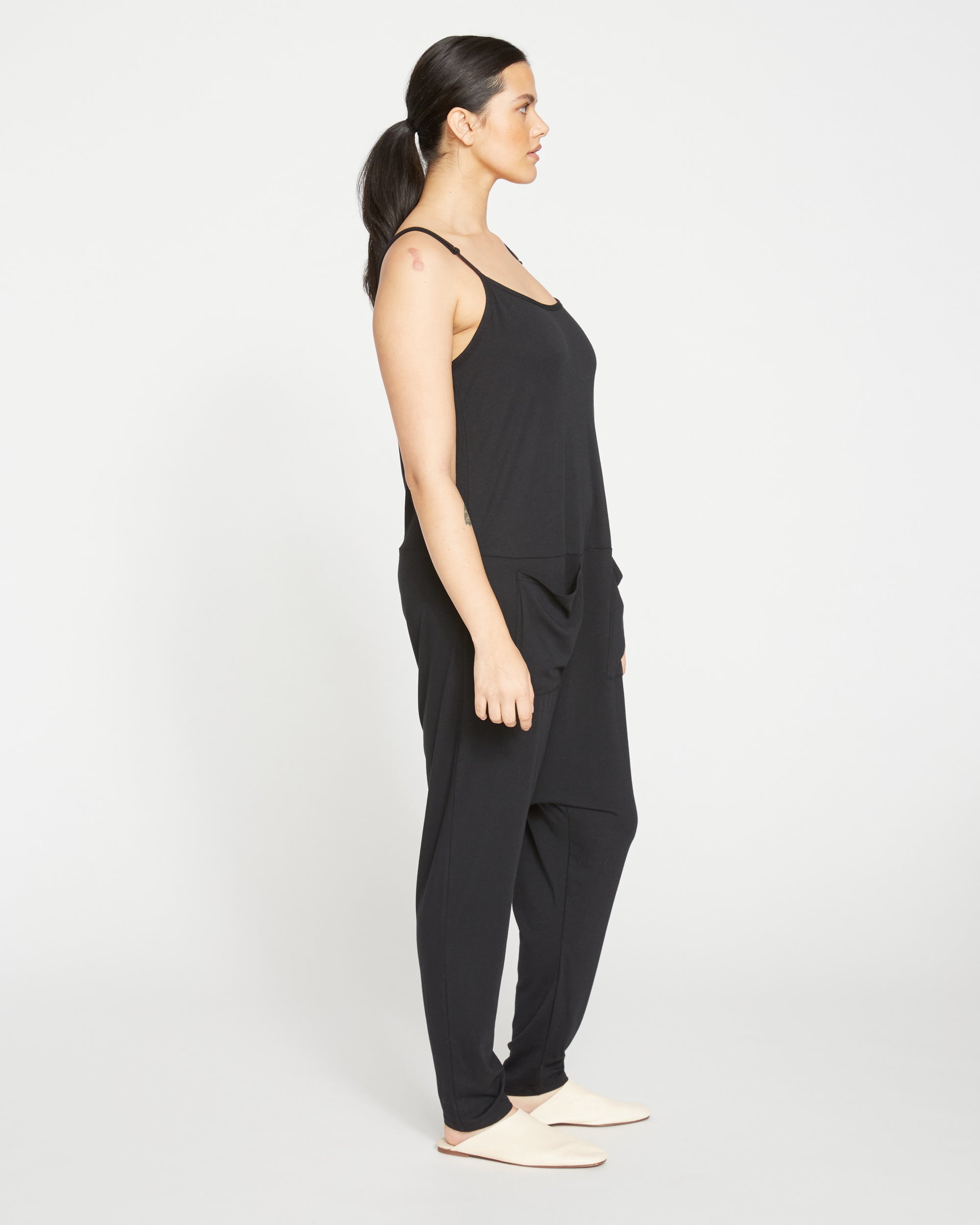 UltimateS Jackson Sleeveless Jumpsuit - Black
