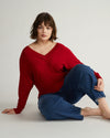Sweater Blouse - Red