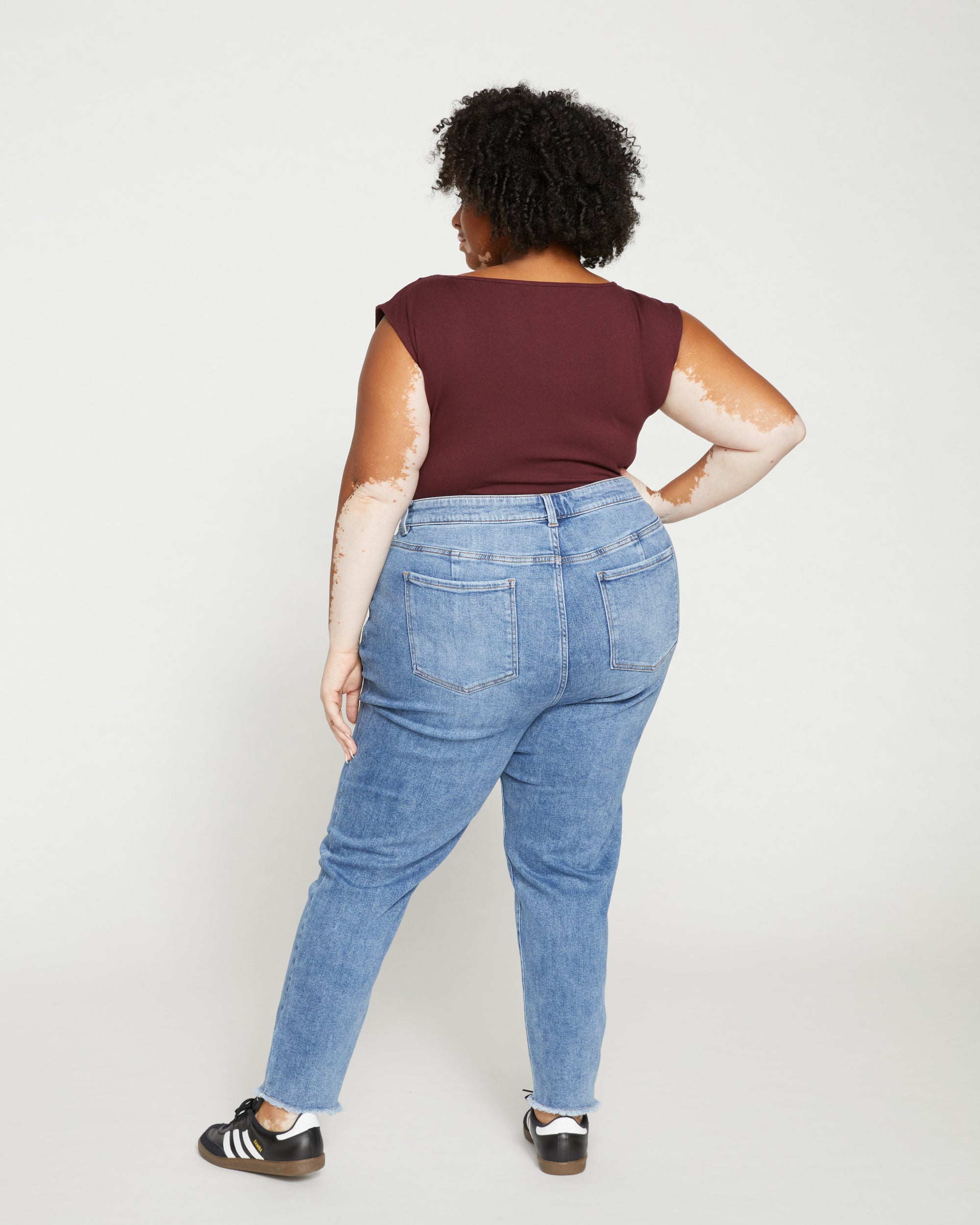 Joni High Rise Curve Slim Leg Jeans 27 Inch - Bright Indigo