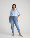 Joni High Rise Curve Slim Leg Jeans 32 Inch - Bright Indigo
