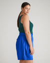 Juniper Linen Easy Pull-On Shorts - Ultramarine