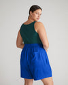 Juniper Linen Easy Pull-On Shorts - Ultramarine
